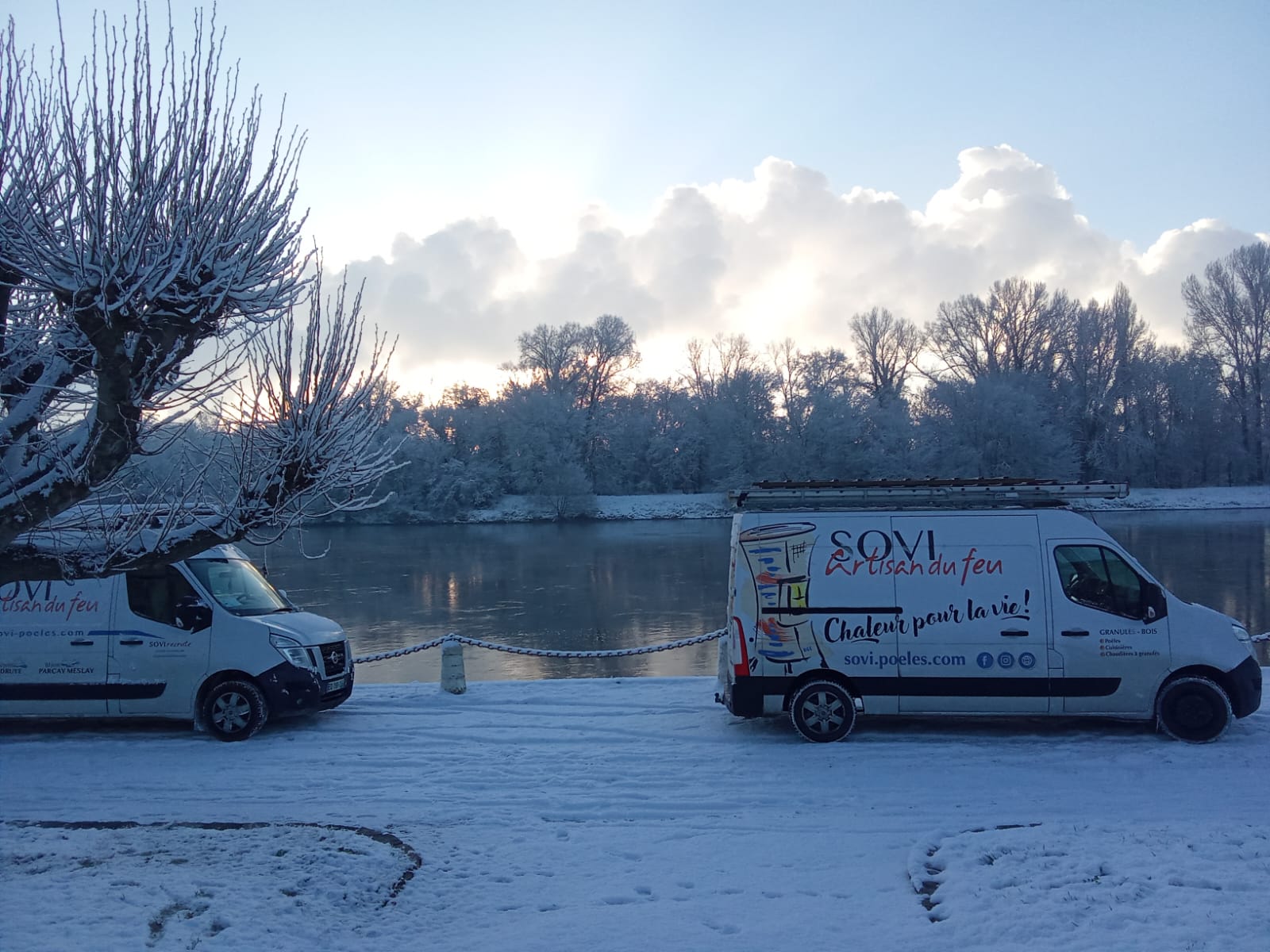 sous la neige